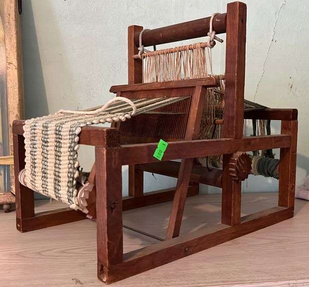 Table Loom Rug Wood tabletop rug loom 14