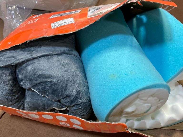 Memory foam bed roll and cover unknown size Metzger Property Services