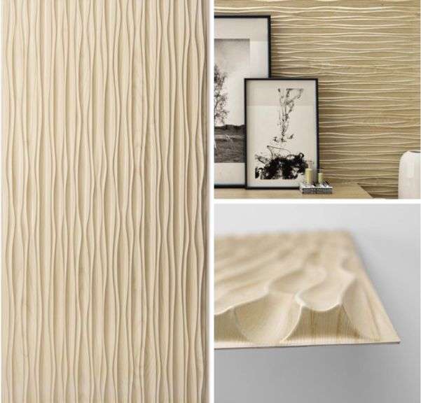 Art3d Maple Large PVC 3D Wall Panels for Interior Wall Décor, Drop ...