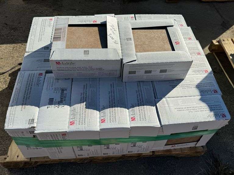 Daltile Porcelain Floor and Wall Tile - 15 (12"x12"x5/16") Pieces per Box - Approximately 18 Boxes