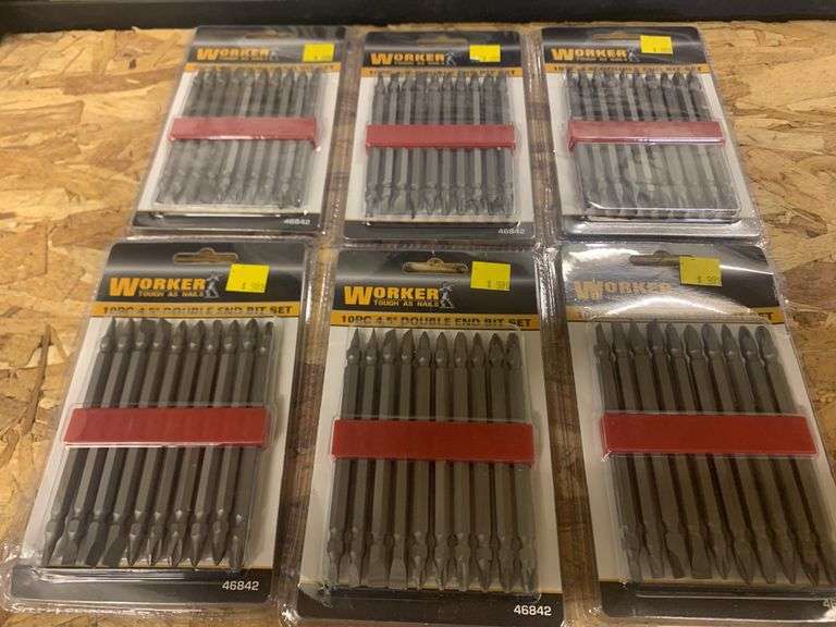 Worker Tough As Nails 10 pc double end bit set