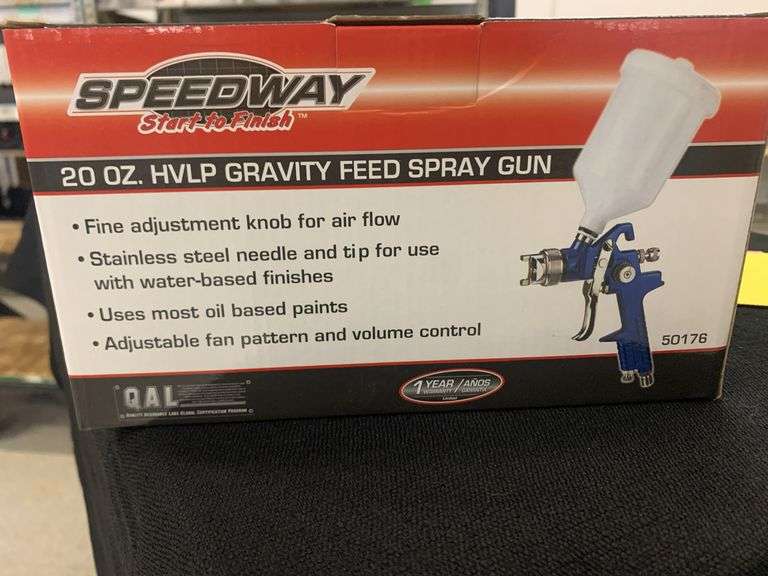Speedway Start to Finish 20 oz HVLP Gravity Spray Gun