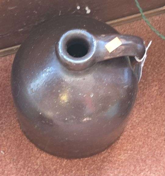 Brown Crock Jug 9.5”