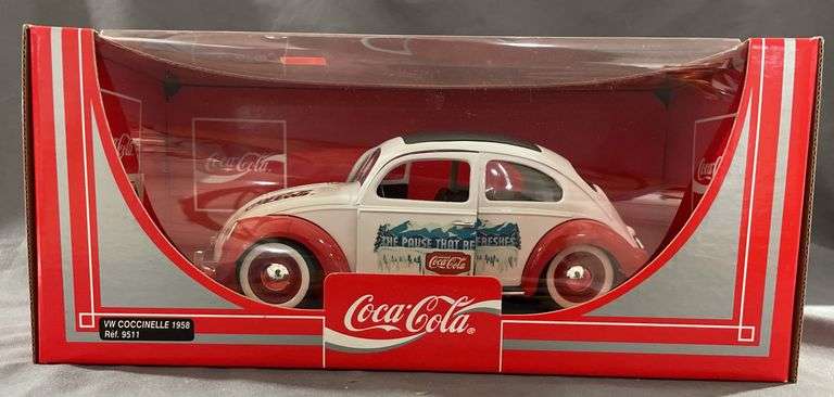Miniature Solido Volkswagen Coccinelle 1958 – Échelle 1:43, Bleue, Métal – Occasion Collection