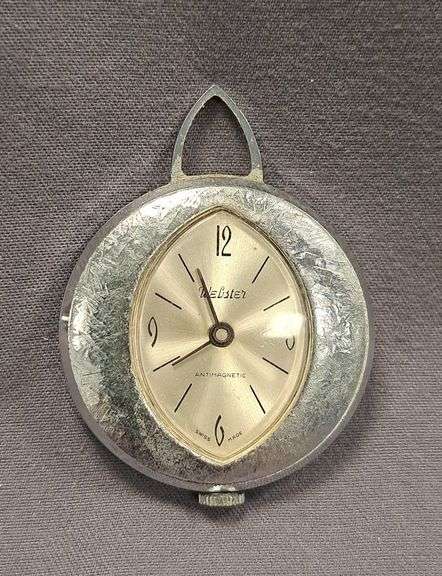 Webster Swiss made watch pendant
