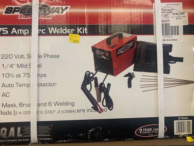 75 Amp Arc Welder Kit