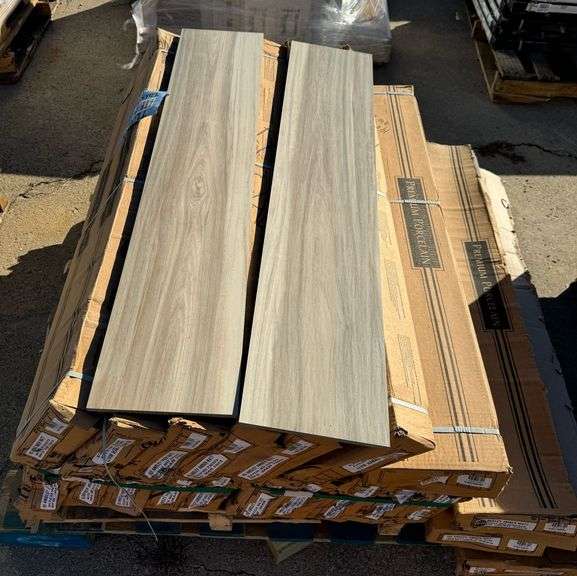 Premium Porcelain HD Ansley Amber Matt Tile - 7 (8"x40") Pieces per Box - Approximately 20 Boxes