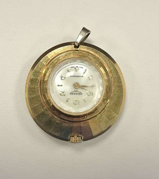 Delgard Swiss made watch pendant