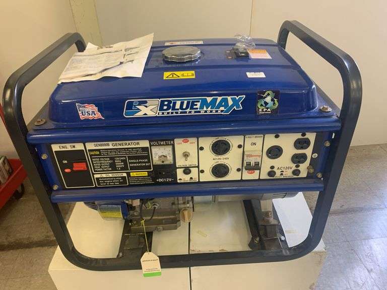 Blue Max Built to Work 8000 Watt Generator-New