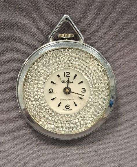 Webster Swiss made watch pendant