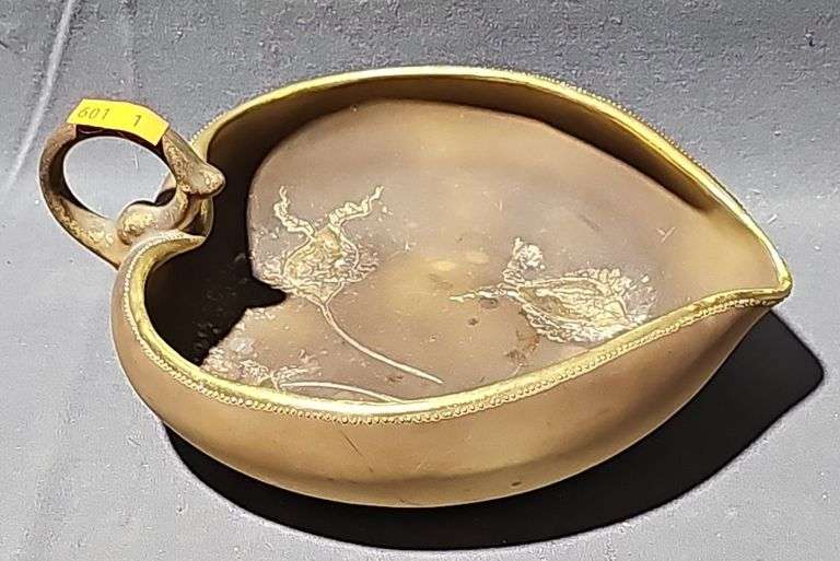 Nippon Hand Painted Acorn Bowl 6.5" L