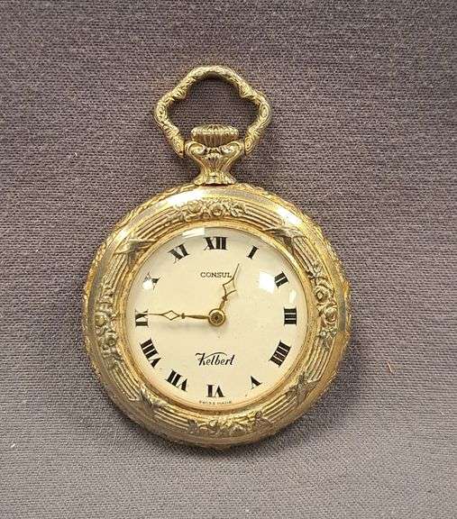 Kelbert 17 Jewel Swiss watch pendant