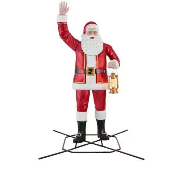 Home Accents Holiday
8 ft. Holiday Traditions Giant -Sized LED Towering Santa Holiday Yard Decoration