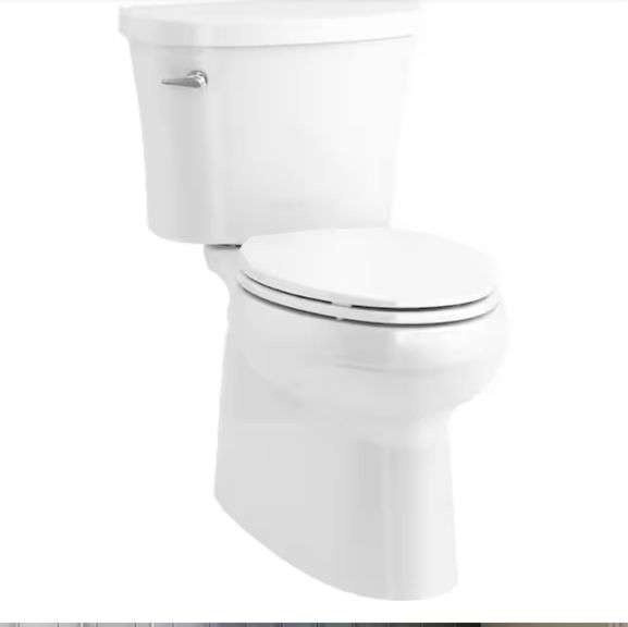 KOHLER Gleam 12 in. Rough In 2-Piece 1.28 GFP Single Flush Elongated ...