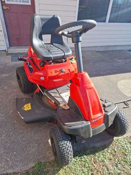 Craftsman R110 rear engine mower 30in Runs - Metzger Property Services, LLC