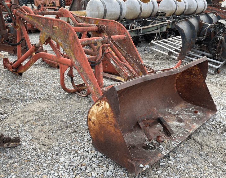 Ford Loader frame with Bucket & Parts - Metzger Property Services, LLC