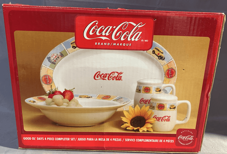 Coca-Cola Brand Good Ol' Days 4 PC. Completer Set