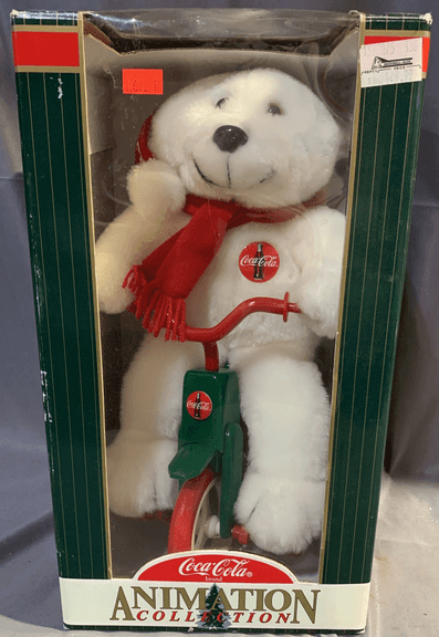 Coca-Cola Brand Animation Collection Polar Bear Plush Animation