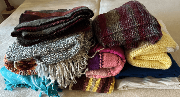 Afghans and blankets