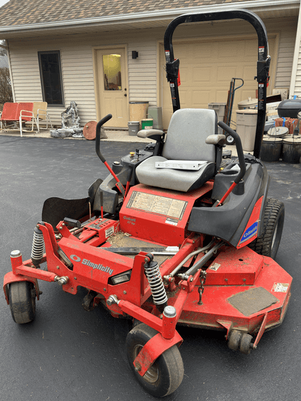 Simplicity 27HP cobalt zero turn mower, 61" mower, 608 hours