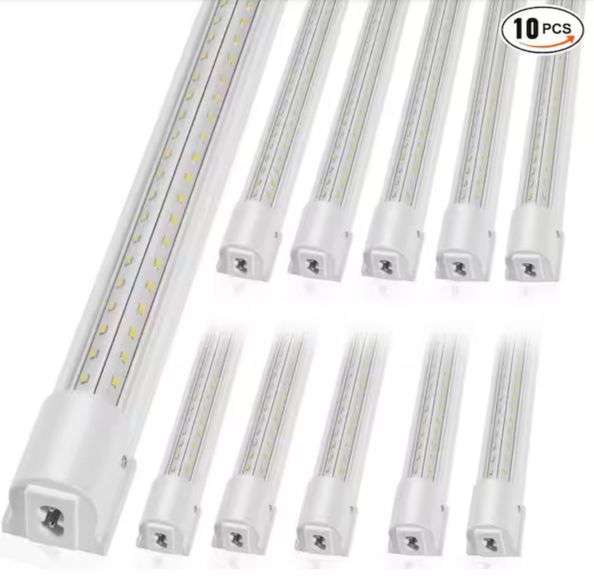 VEVOR LED Ceiling Light 8 ft. 80-Watt Equivalent Integrated LED Light ...