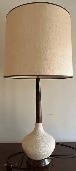 Table lamp (finish damage on base) 33"