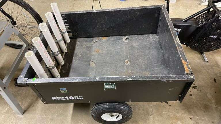 Blue hawk 10 cu. Yard dump cart - Metzger Property Services, LLC