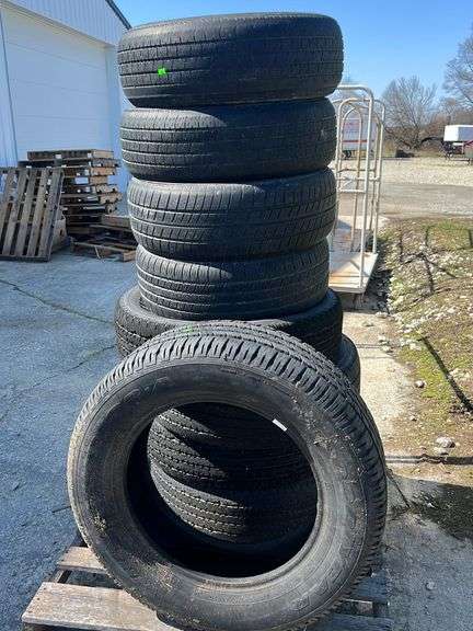 Wrangler P275 60R20 tire, 8 assorted tires - Metzger Property Services, LLC