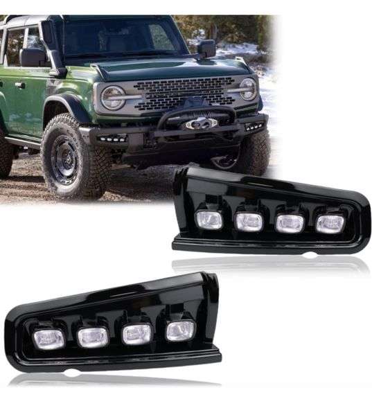 4157 Switchback Led 2 Ultra Slim Switchback LED DRL Fog Lights - Foto 4