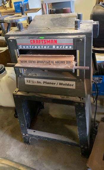 Craftsman 12 1/2” Planer/Molder Contractor Series Model #351.233831 ...