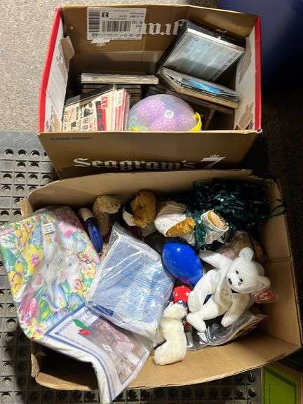 CD Assortment, Easter Eggs, Beanie Baby Assortment - Metzger Property