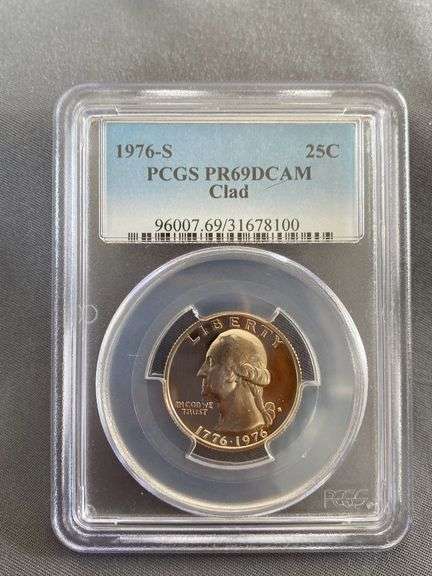 1976-S Washington Quarter PCGS PR69DCAM Clad