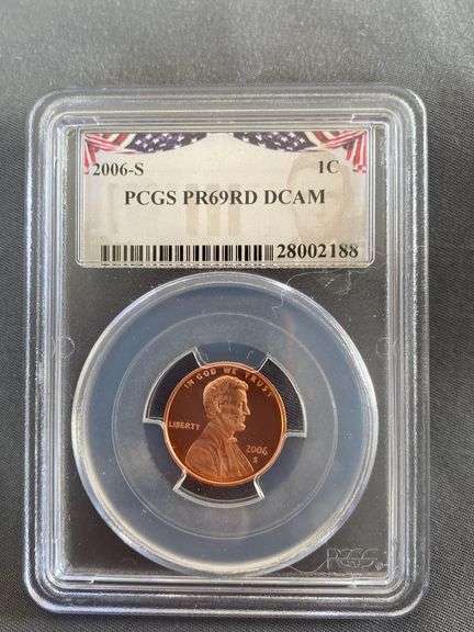 2006-S Lincoln Penny PCGS PR69RD DCAM