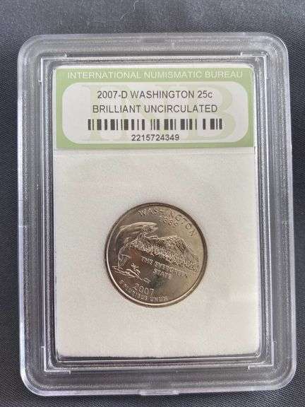 2007-D Washington Quarter - Washington brilliant uncirculated