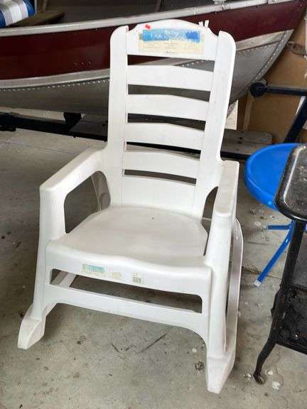 Big easy plastic outdoor rocking chair - Metzger Property Services, LLC