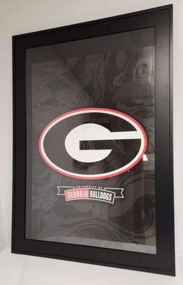 University of Georgia bulldogs framed print 29" x 41"