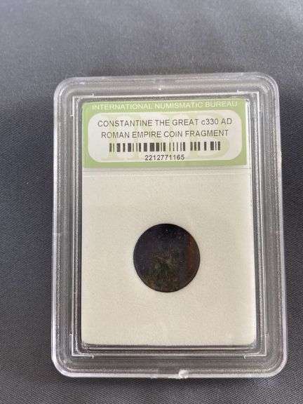 Constantine The Great c330 AD Roman Empire coin fragment