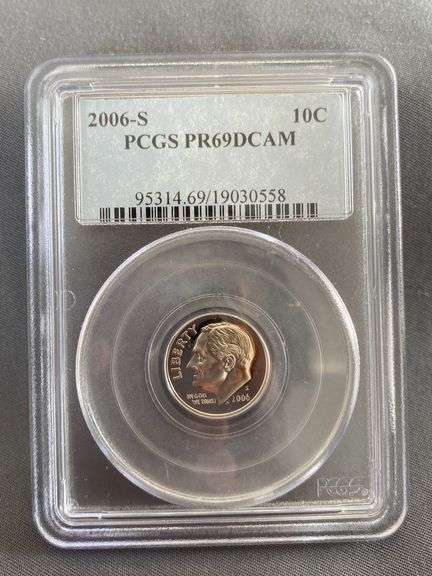 2006-S Roosevelt Dime PCGS PR69DCAM