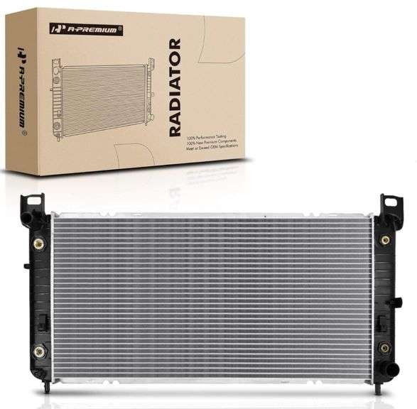 A Premium Engine Coolant Radiator Assembly With Oil Cooler Compatible With Chevy Silverado A Premium Engine Coolant Radiator Assembly With Oil Cooler Compatible With Chevy Silverado