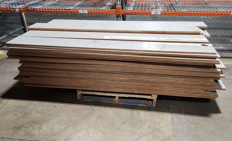 Bulk Skid Lot of approximately 116: 3/4" X 12" X 93" Resin Board Cutoffs