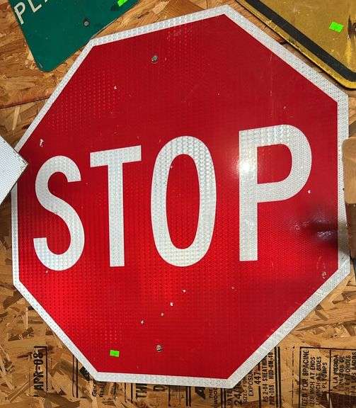 Stop Sign Aluminum, reflective 30”x30l