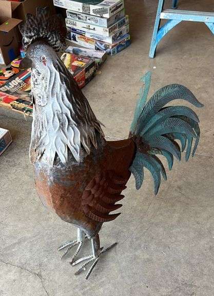 Metal Rooster 36”