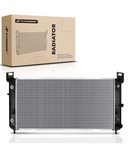 A Premium Engine Coolant Radiator Assembly With Oil Cooler Compatible With Chevy Silverado A Premium Engine Coolant Radiator Assembly With Oil Cooler Compatible With Chevy Silverado