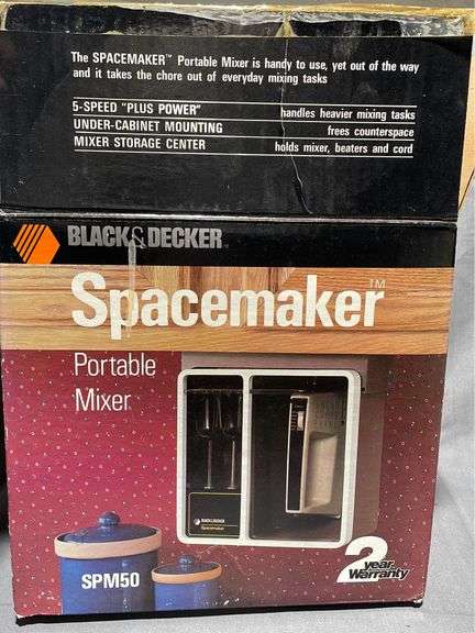 Black & decker spacemaker portable mixer container (missing mixer ...