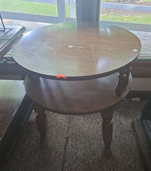 Wood End Table 20”x19”