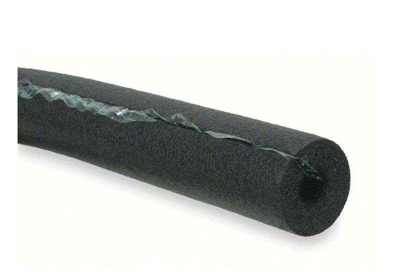 3 Cases Pipe Insulation Polyethylene Slit With Adhesive 3/4" Thick 7/8" ID 6ft Lg 25 Per Case