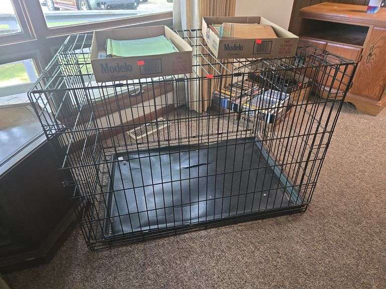 Dog Cage 42”x31”x28”