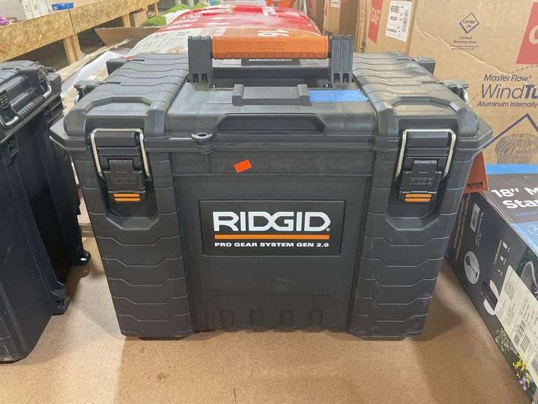 Box Or Ridgid Parcel RIDGID Pro Gear System Gen 2.0 Stackable 25 in All Terrain Rolling Tool ...