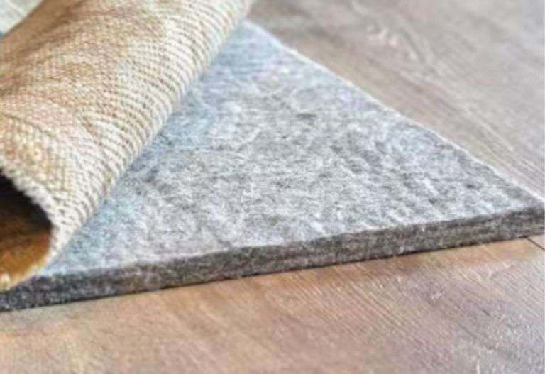 Essentials 9 ft. x 12 ft. Hard Surface 100% Felt 1/2 in. Thickness Rug ...