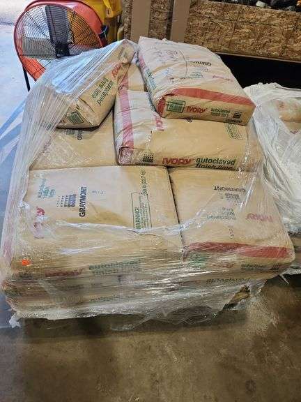 24- Graymont autoclaved finish lime 50lb. Bags